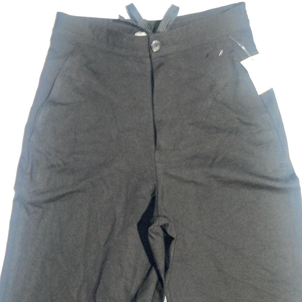 New Guess High Rise Elastic Waist Pockets Stretch Wide Leg Casual Pants 6 M